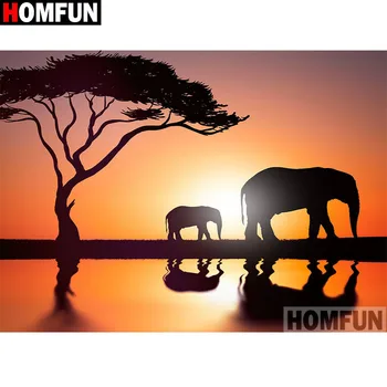 HOMFUN Full Square/Round Drill 5D DIY Diamond Painting "Tree elephant" 3D Embroidery Cross Stitch 5D Home Decor Gift A17344
HOMFUN Full Square/Round Drill 5D DIY Diamond Painting "Tree elephant" 3D Embroidery Cross Stitch 5D Home Decor Gift A17344