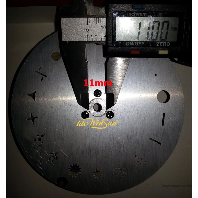 r7 beam cabeza movil haz luz 7r 5r beam gogo wheel new gobo pattern fixed exchange replace (3)