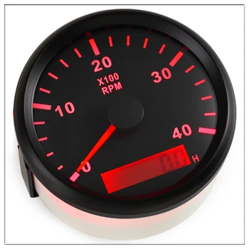 85mm Tachometer for boat motor Round 0-4000RPM Hour meter Waterproof Generator RPM REV Counter With 12V 24V With Red Backlight
85mm Tachometer for boat motor Round 0-4000RPM Hour meter Waterproof Generator RPM REV Counter With 12V 24V With Red Backlight