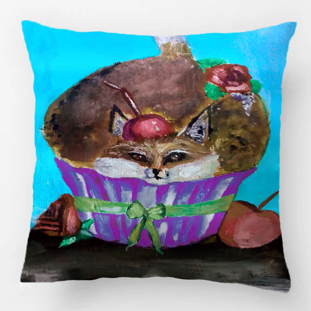 Red Foxy Rose Cupcake Throw Pillow Case Decorative Cushion Cover Pillowcase Customize Gift High-Quality By Lvsure For Sofa Seat
Red Foxy Rose Cupcake Throw Pillow Case Decorative Cushion Cover Pillowcase Customize Gift High-Quality By Lvsure For Sofa Seat