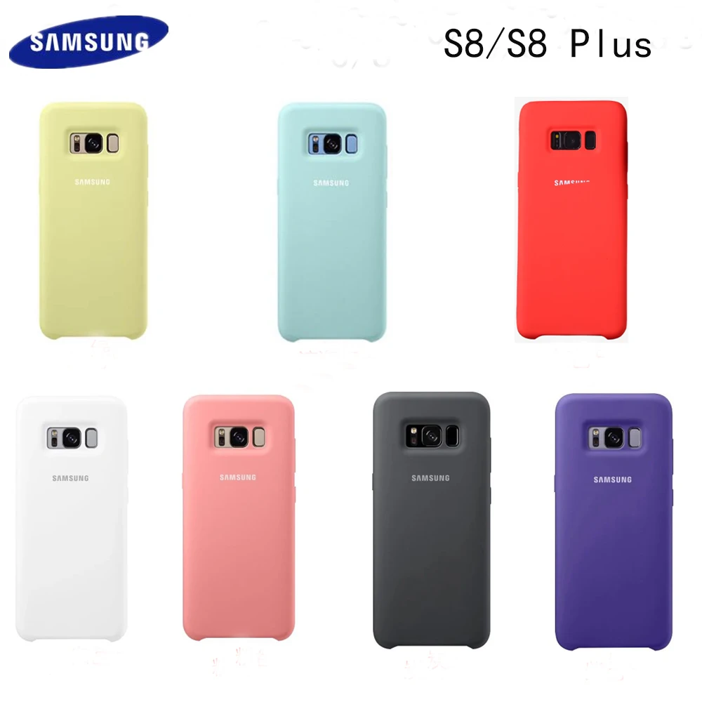 Original Samsung Galaxy S8/S8 Plus Liquid Silicone Case Silky Soft-Touch Finish Back Protective Cover For Samsung Phone
Original Samsung Galaxy S8/S8 Plus Liquid Silicone Case Silky Soft-Touch Finish Back Protective Cover For Samsung Phone