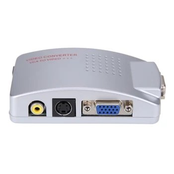 Universal NTSC PAL VGA to TV AV RCA Signal Adapter Converter Video Switch Box Composite for Computer Laptop PC High Quality
Universal NTSC PAL VGA to TV AV RCA Signal Adapter Converter Video Switch Box Composite for Computer Laptop PC High Quality