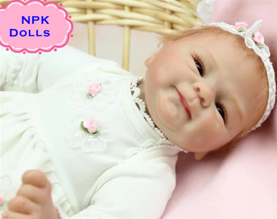2017 New 18 Inch Dolls NPK Real Looking Silicone Reborn Baby Dolls Fashion Cute Baby Doll Reborn For Girls' Gifts Brinquedos
2017 New 18 Inch Dolls NPK Real Looking Silicone Reborn Baby Dolls Fashion Cute Baby Doll Reborn For Girls' Gifts Brinquedos