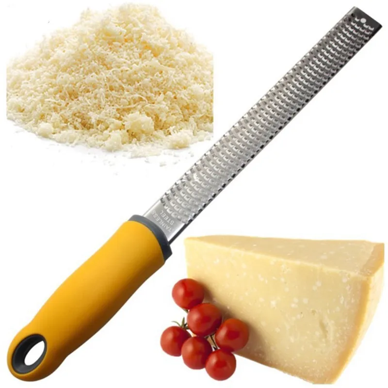 Citrus Lemon Zester & Cheese Grater - Parmesan Cheese, Lemon, Ginger, Garlic, Nutmeg, Chocolate, Vegetables, Fruits
Citrus Lemon Zester & Cheese Grater - Parmesan Cheese, Lemon, Ginger, Garlic, Nutmeg, Chocolate, Vegetables, Fruits