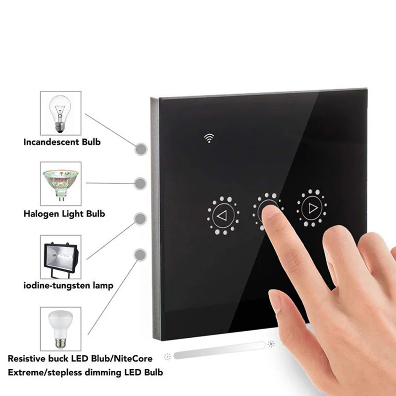 220V Led Dimmer Smart Wifi Switch Touch Control Stepless Dimmer With Bulb Compatible With Amazon Alexa Google Assistant Ewelink
220V Led Dimmer Smart Wifi Switch Touch Control Stepless Dimmer With Bulb Compatible With Amazon Alexa Google Assistant Ewelink