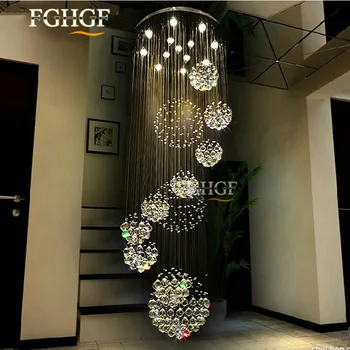 Long Stair Lamp Crystal Chandelier Living Room Lights Crystal Chandeliers LED Lighting Fixture Lustres de cristal Fast Shipping
Long Stair Lamp Crystal Chandelier Living Room Lights Crystal Chandeliers LED Lighting Fixture Lustres de cristal Fast Shipping