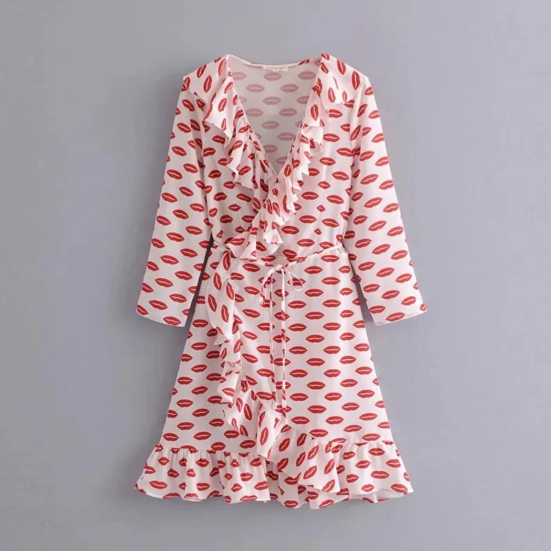 JXYSY 2019 vestidos feminina dress england style ruffles print kiss bow regular vestidos de fiesta party dress women
JXYSY 2019 vestidos feminina dress england style ruffles print kiss bow regular vestidos de fiesta party dress women