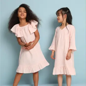 Europe style cotton thin Nightgowns for baby girls children sleep dress kids v-neck solid princess home clothes 3-12Y ws555
Europe style cotton thin Nightgowns for baby girls children sleep dress kids v-neck solid princess home clothes 3-12Y ws555