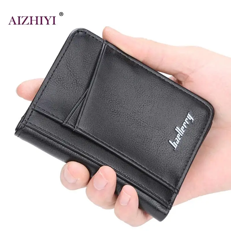 Baellerry Ultra-thin Clutch Male Solid Color Casual Multi-function Men Leather Pure Color Purse PU Leather Wallet Card Holder
Baellerry Ultra-thin Clutch Male Solid Color Casual Multi-function Men Leather Pure Color Purse PU Leather Wallet Card Holder