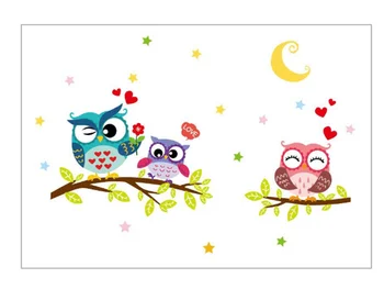Creative Removable Waterproof Cartoon Animal Owl Wall Sticker For Kids Rooms Home Decor Indoor Children's Room Decoration
Creative Removable Waterproof Cartoon Animal Owl Wall Sticker For Kids Rooms Home Decor Indoor Children's Room Decoration