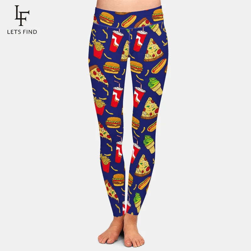 LETSFIND High Quaility Women Leggings 3D Hamburger and Pizza Pattern Digital Printing Pants New Fitness Plus Size Leggings
LETSFIND High Quaility Women Leggings 3D Hamburger and Pizza Pattern Digital Printing Pants New Fitness Plus Size Leggings