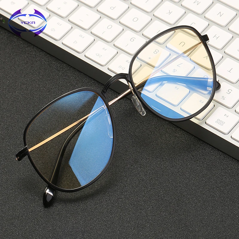 VCKA Aluminum magnesium Anti Blue Light Computer Glasses Vintage Eyeglass Woman Frame Oversize Men Optic Eyewear
VCKA Aluminum magnesium Anti Blue Light Computer Glasses Vintage Eyeglass Woman Frame Oversize Men Optic Eyewear