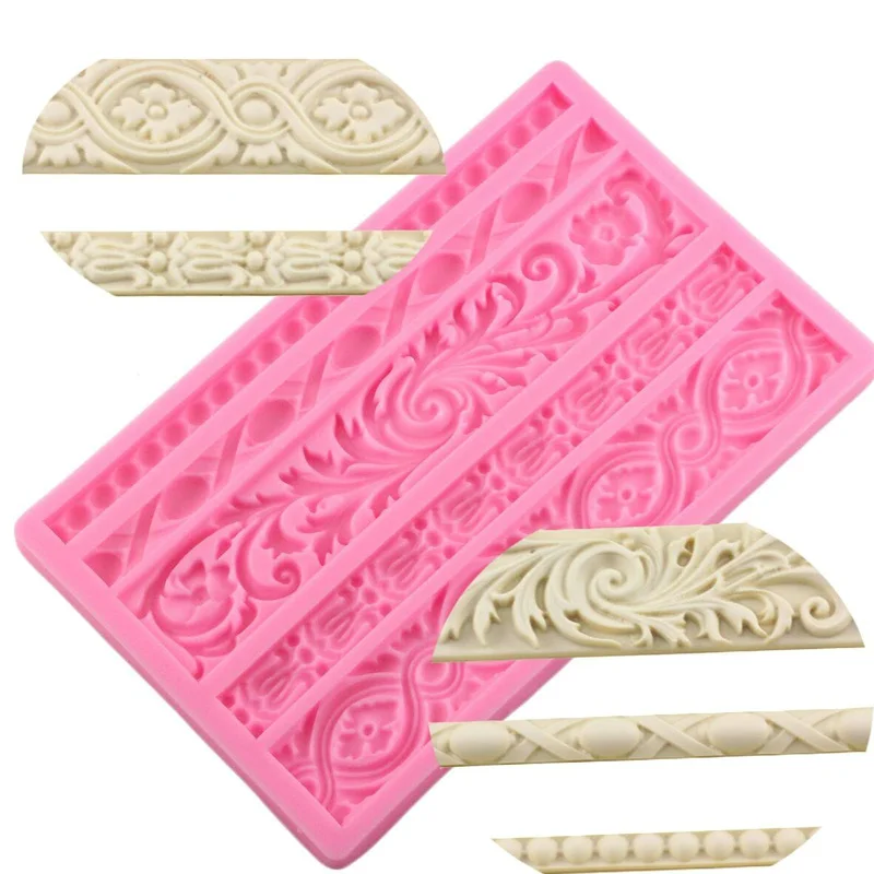 DIY Baroque Relief Border Cake Mold Silicone Cake Decorating Fondant Tools Chocolate Candy Mold SLC88
DIY Baroque Relief Border Cake Mold Silicone Cake Decorating Fondant Tools Chocolate Candy Mold SLC88