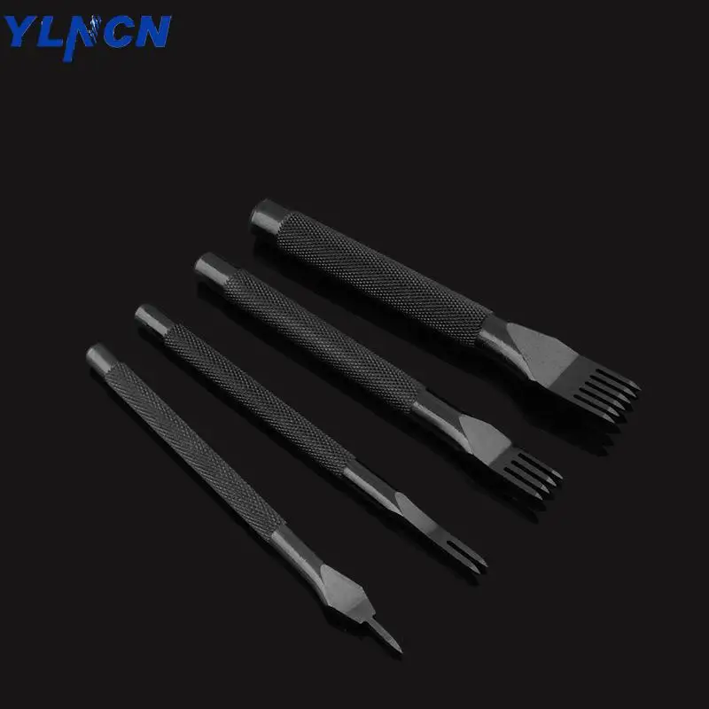 Leather Craft Hole Punch leather carving sewing Tools Diamond Point Black Pricking Iron Leather Chisel Stitching Toosl 3/4/5mm
Leather Craft Hole Punch leather carving sewing Tools Diamond Point Black Pricking Iron Leather Chisel Stitching Toosl 3/4/5mm