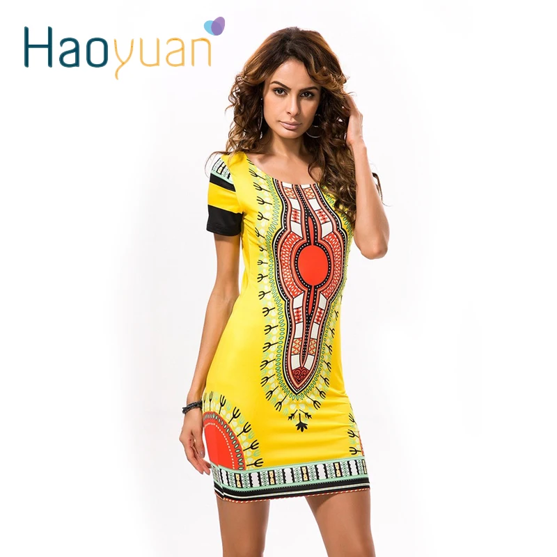 HAOYUAN Summer Dashiki Dress for Women 2019 Casual Mini African Print Sundress Ladies African femme Clothing Indian Dresses
HAOYUAN Summer Dashiki Dress for Women 2019 Casual Mini African Print Sundress Ladies African femme Clothing Indian Dresses