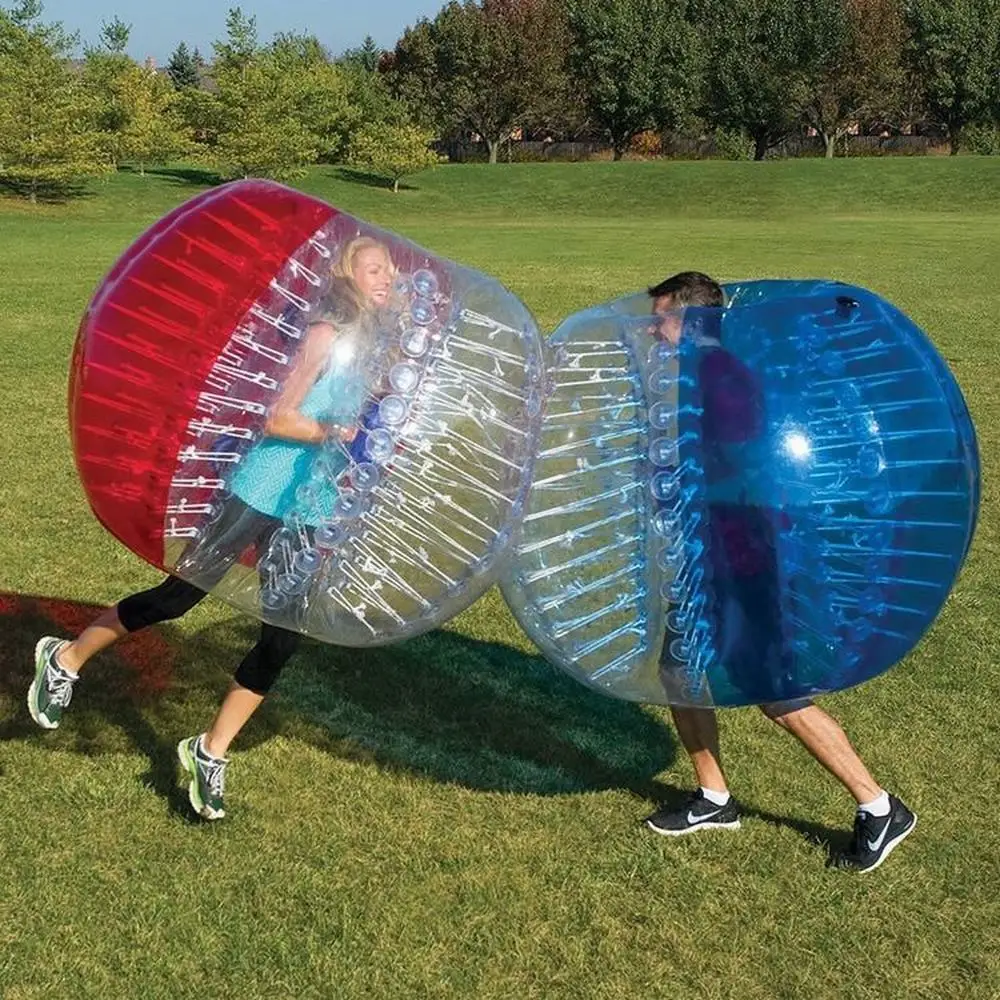 Image Inflatable Bumper Ball 0.8MM PVC 1.5M Diameter Zorb Ball Football Human Knocker Ball Bubble Soccer