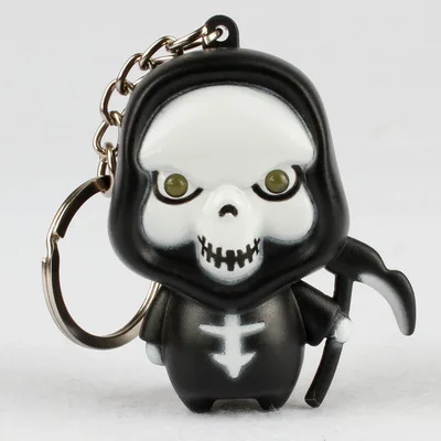 Creative Halloween Shantou Death Devil LED Light Voile Sounds Shiny Keychain Cartoon Gifts
Creative Halloween Shantou Death Devil LED Light Voile Sounds Shiny Keychain Cartoon Gifts
