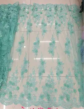 African Lace Fabric Embroidered Nigerian Laces with 3D floral lace Bridal High Quality French Tulle Lace Fabric For Women
African Lace Fabric Embroidered Nigerian Laces with 3D floral lace Bridal High Quality French Tulle Lace Fabric For Women