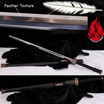LYUESWORD TRADITIONAL DAMASCUS CHINESE JIAN HAND CRAFTED FOLDED STEEL SWORD BRASS FITTING FEATHER TEXTURE BLADE EBONY SAYA
LYUESWORD TRADITIONAL DAMASCUS CHINESE JIAN HAND CRAFTED FOLDED STEEL SWORD BRASS FITTING FEATHER TEXTURE BLADE EBONY SAYA
