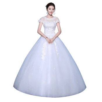 Wedding Dress New Bride Simple Lace Up Wedding Dresses Embroidery Dream Dress Ball Gowns
Wedding Dress New Bride Simple Lace Up Wedding Dresses Embroidery Dream Dress Ball Gowns