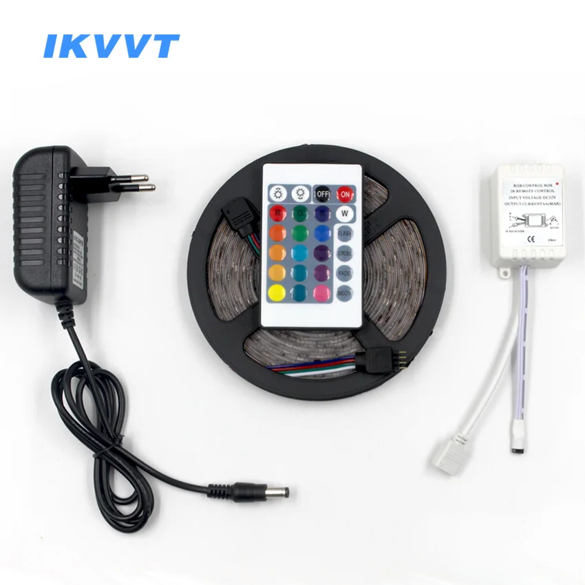 IKVVT RGB LED Strip Waterproof SMD5050 2835 Light Strip 12V Led Flexible Strip Diode Tape Ribbon IR Controller Power Supply 12V
IKVVT RGB LED Strip Waterproof SMD5050 2835 Light Strip 12V Led Flexible Strip Diode Tape Ribbon IR Controller Power Supply 12V
