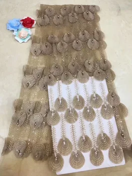 Latest African Lace Fabric Nigerian Mesh Beads Embroidered 2019 High Quality French Tulle Sequins Lace Fabrics For Dress A1739
Latest African Lace Fabric Nigerian Mesh Beads Embroidered 2019 High Quality French Tulle Sequins Lace Fabrics For Dress A1739