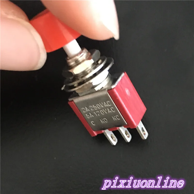 1pcs YT603Y 6MM Automatic Reset Switch Toggle Switch 2A/250V 5A/120V 3 Pin Small Circular Point Start High Quality On Sale
1pcs YT603Y 6MM Automatic Reset Switch Toggle Switch 2A/250V 5A/120V 3 Pin Small Circular Point Start High Quality On Sale