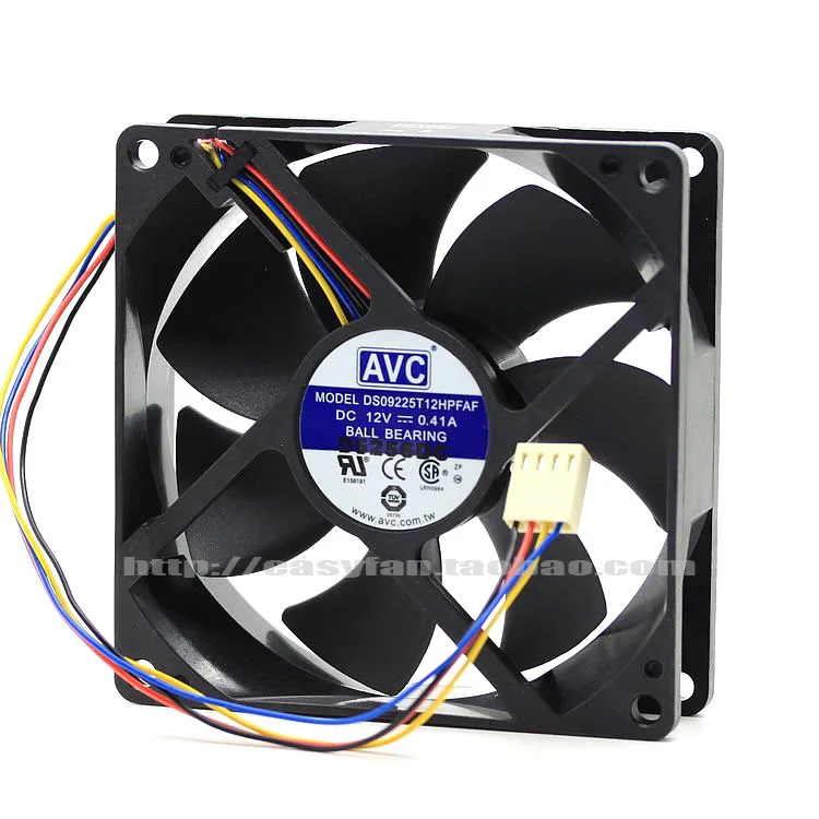 Новый AVC DS09225R12HPFAF 9 см 9 см 4 линии ШИМ шариковый подшипник 9025 охлаждающий вентилятор
Новый AVC DS09225R12HPFAF 9 см 9 см 4 линии ШИМ шариковый подшипник 9025 охлаждающий вентилятор