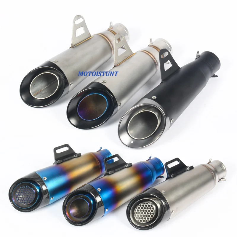 51mm 61mm Universal Motorcycle Exhaust Muffler Modified With S-C Laser Marking Carbon fiber+stainless steel For S1000RR R6 Z250
51mm 61mm Universal Motorcycle Exhaust Muffler Modified With S-C Laser Marking Carbon fiber+stainless steel For S1000RR R6 Z250