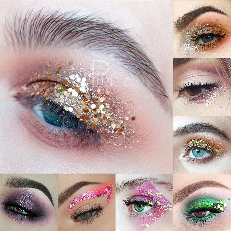 Hot Pudaier Eyes Sequins Glitters Party Makeup Summer Shining Sequined Colorful Face Eyes Lip Body Glitter Nails Cosmetic
Hot Pudaier Eyes Sequins Glitters Party Makeup Summer Shining Sequined Colorful Face Eyes Lip Body Glitter Nails Cosmetic