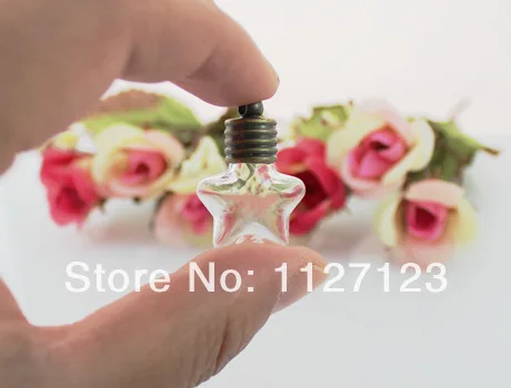 Free ship!!!20sets 23x20mm star Wishing Bottle pendant/glass vial pendant +bronze cap
Free ship!!!20sets 23x20mm star Wishing Bottle pendant/glass vial pendant +bronze cap