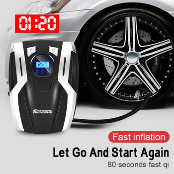 Car Motorcycle air pump 12V Pointer/Digital display electric tire pump can preset tire pressure Tire tool
Car Motorcycle air pump 12V Pointer/Digital display electric tire pump can preset tire pressure Tire tool