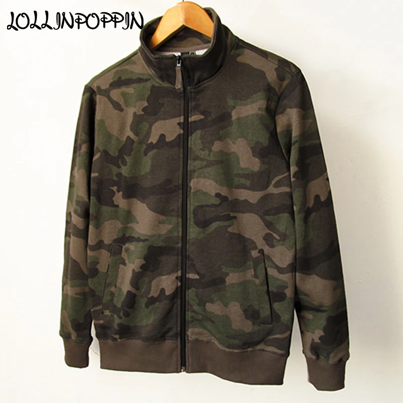 Men Stand Collar Camouflage Jacket Cotton Terry Military Style Mens Coat Camo Pattern Spring & Autumn Casual Jackets
Men Stand Collar Camouflage Jacket Cotton Terry Military Style Mens Coat Camo Pattern Spring & Autumn Casual Jackets
