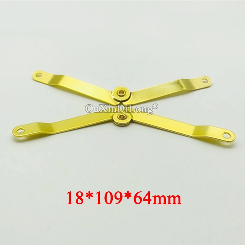 500PCS 18*109*64mm Gold Lid Stay Metal Folding Hinges Support Braces For Wood Box Jewelry Humidor Repair Accessories DIY Tools
500PCS 18*109*64mm Gold Lid Stay Metal Folding Hinges Support Braces For Wood Box Jewelry Humidor Repair Accessories DIY Tools