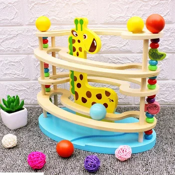 Fly AC giraffe track ball slide slide ball drop and roll game early education children puzzle early education toys
Fly AC giraffe track ball slide slide ball drop and roll game early education children puzzle early education toys