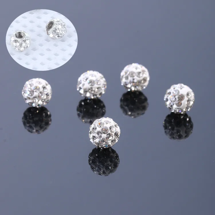 16g(1.2mm)*3mm Crystal Ball Labret Lip Piercing Eyebrow Nose Ring Ear Cartilage Helix Tragus Stud Replacement Parts Body Jewelry
16g(1.2mm)*3mm Crystal Ball Labret Lip Piercing Eyebrow Nose Ring Ear Cartilage Helix Tragus Stud Replacement Parts Body Jewelry