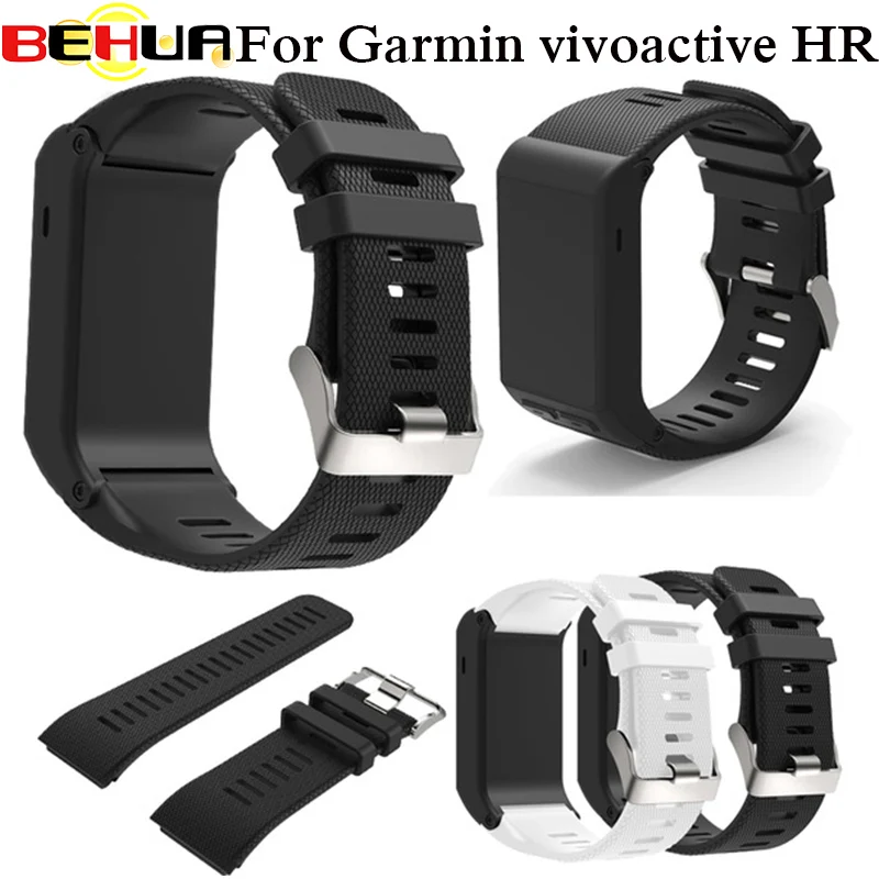 

Watch Band For Garmin vivoactive HR Silicone Smart Wrist Strap Bracelet Adjustable Stylish Replacement Band Bangle Accessory