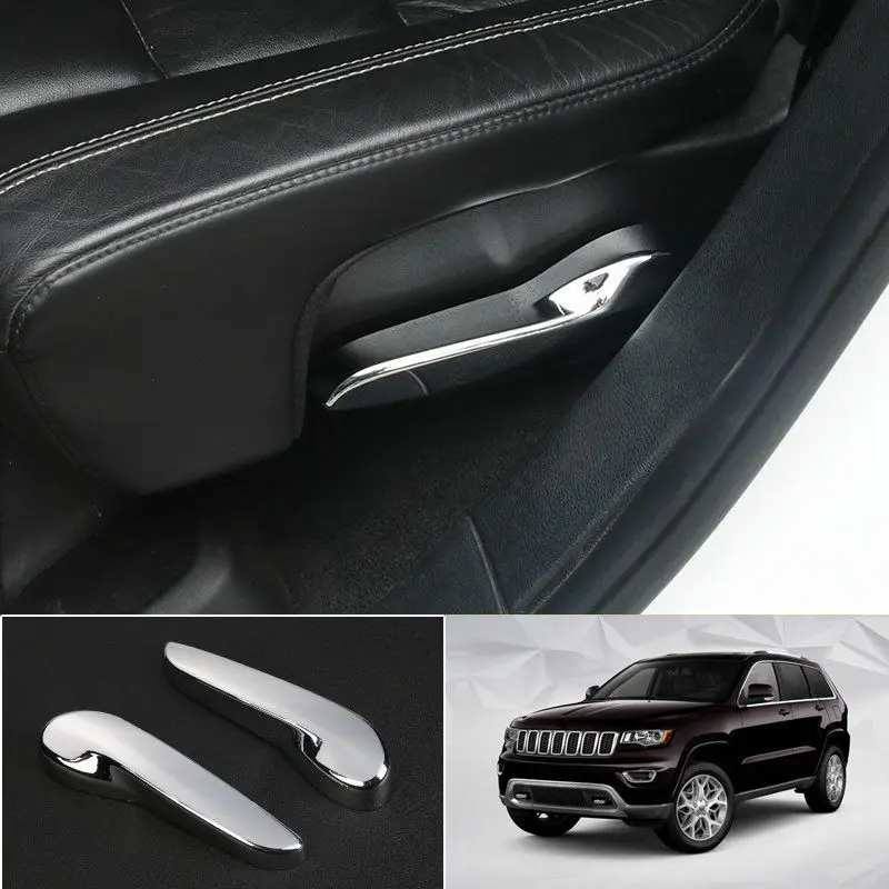 2 шт. хромированные накладки на ручки заднего сиденья для Jeep Grand Cherokee 2011 2012 2013 2014 2015
