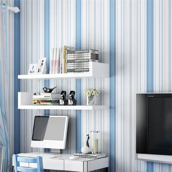 Mediterranean style vertical stripes non-woven wallpaper bedroom living room children's room background wall paper home decor
Mediterranean style vertical stripes non-woven wallpaper bedroom living room children's room background wall paper home decor