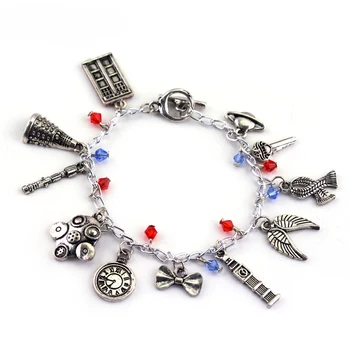MOCHUN Bracelet Tardis Police Box Sonic Screwdriver Gas Mask Dalek Evil Robot Pendant Charm Bracelet -25
MOCHUN Bracelet Tardis Police Box Sonic Screwdriver Gas Mask Dalek Evil Robot Pendant Charm Bracelet -25