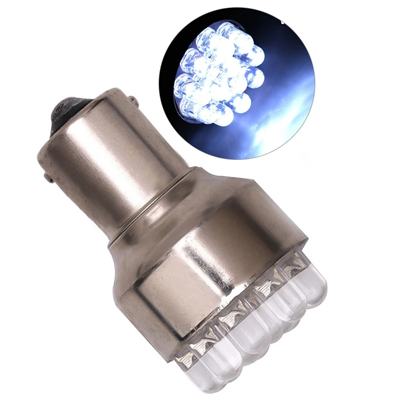1pc White Car 1157 BAY15D P21/5W 1156 BA15S P21W 12 LED Brake Turn Stop Tail Light Lamp Bulb 12V
1pc White Car 1157 BAY15D P21/5W 1156 BA15S P21W 12 LED Brake Turn Stop Tail Light Lamp Bulb 12V