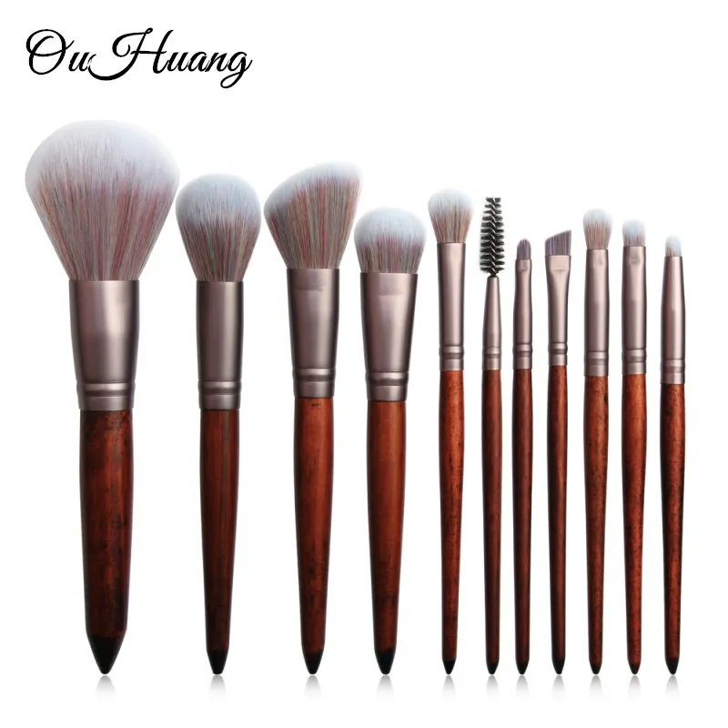 11PCS Natural Goat Hair Makeup Brushes Set Powder Foundation Eye Shadow Eyeliner Eyebrow Eyelashes Lip Blusher Make Up Brush
11PCS Natural Goat Hair Makeup Brushes Set Powder Foundation Eye Shadow Eyeliner Eyebrow Eyelashes Lip Blusher Make Up Brush