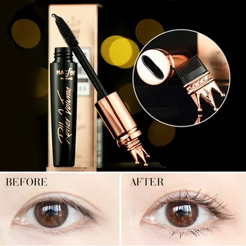 MACFEE noble Thick curling mascara with eyelash comb waterproof long lasting 2 in 1 eyelash extension 4D silk mascara MA026
MACFEE noble Thick curling mascara with eyelash comb waterproof long lasting 2 in 1 eyelash extension 4D silk mascara MA026
