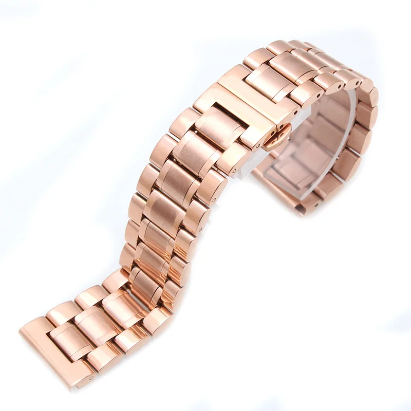 Stainless steel watch strap steel belt for men and women metal bracelet 18mm 20mm rose gold watch Accessorie Free tools
Stainless steel watch strap steel belt for men and women metal bracelet 18mm 20mm rose gold watch Accessorie Free tools