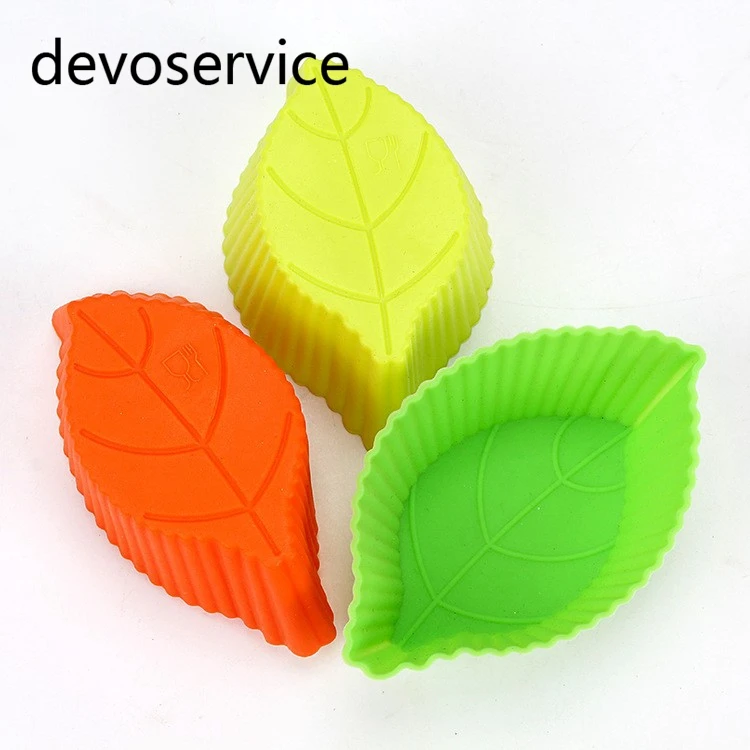 3PCS/Lot Leaf Design Silicone Cupcake Mould Muffin Cases Pan Soap Moulds Cake Cup Liner Baking Decorating Bakery Pastry Tool
3PCS/Lot Leaf Design Silicone Cupcake Mould Muffin Cases Pan Soap Moulds Cake Cup Liner Baking Decorating Bakery Pastry Tool