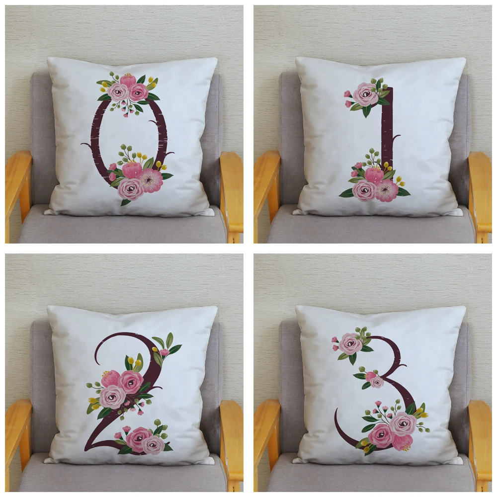 Super Soft Short Plush Cushion Cover Number 0-9 Floral Print Pillows Covers 45*45 Square Pillow Case Sofa Home Decor Pillowcase
Super Soft Short Plush Cushion Cover Number 0-9 Floral Print Pillows Covers 45*45 Square Pillow Case Sofa Home Decor Pillowcase