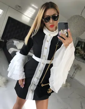 High Quality Celebrity Black White Lace Mesh Mini Fashion Rayon Bandage Dress Evening Party Dress
High Quality Celebrity Black White Lace Mesh Mini Fashion Rayon Bandage Dress Evening Party Dress