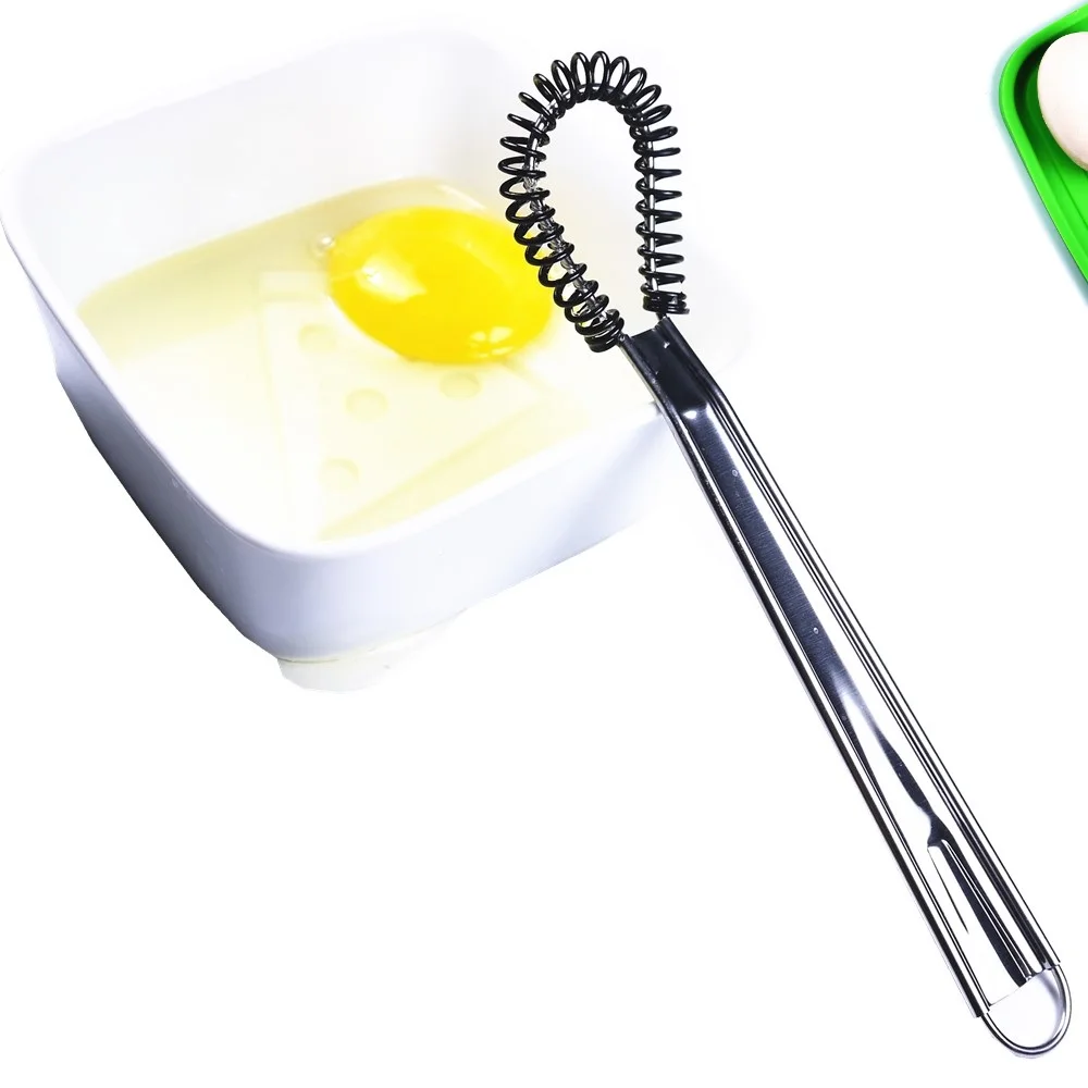 Lecook Egg Milk Frother Beater Kitchen Whisk Mixer Mini Egg Tools Coffee Stiring with Silicone Coil Stainless Steel Kitchen Tool
Lecook Egg Milk Frother Beater Kitchen Whisk Mixer Mini Egg Tools Coffee Stiring with Silicone Coil Stainless Steel Kitchen Tool