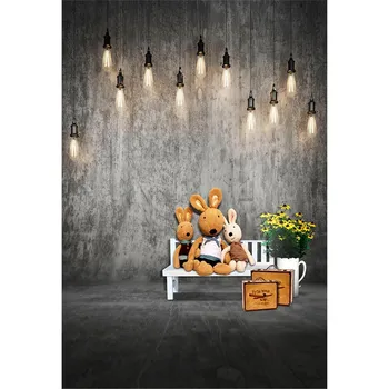 Solid Grey Wall Floor Abstract Photography Backdrops Printed Bulbs White Bench Toy Bear Suitcases Flowers Kids Photo Backgrounds
Solid Grey Wall Floor Abstract Photography Backdrops Printed Bulbs White Bench Toy Bear Suitcases Flowers Kids Photo Backgrounds