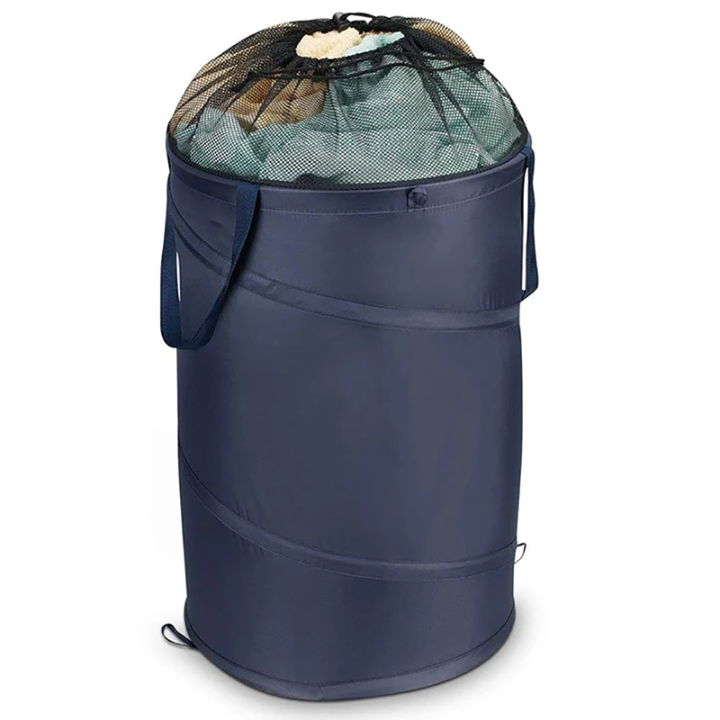 Pop-Up Laundry Storage Basket with Handles and Drawstring Closure Foldable Large Size Dirty Clothes Laundry Hamper
Pop-Up Laundry Storage Basket with Handles and Drawstring Closure Foldable Large Size Dirty Clothes Laundry Hamper